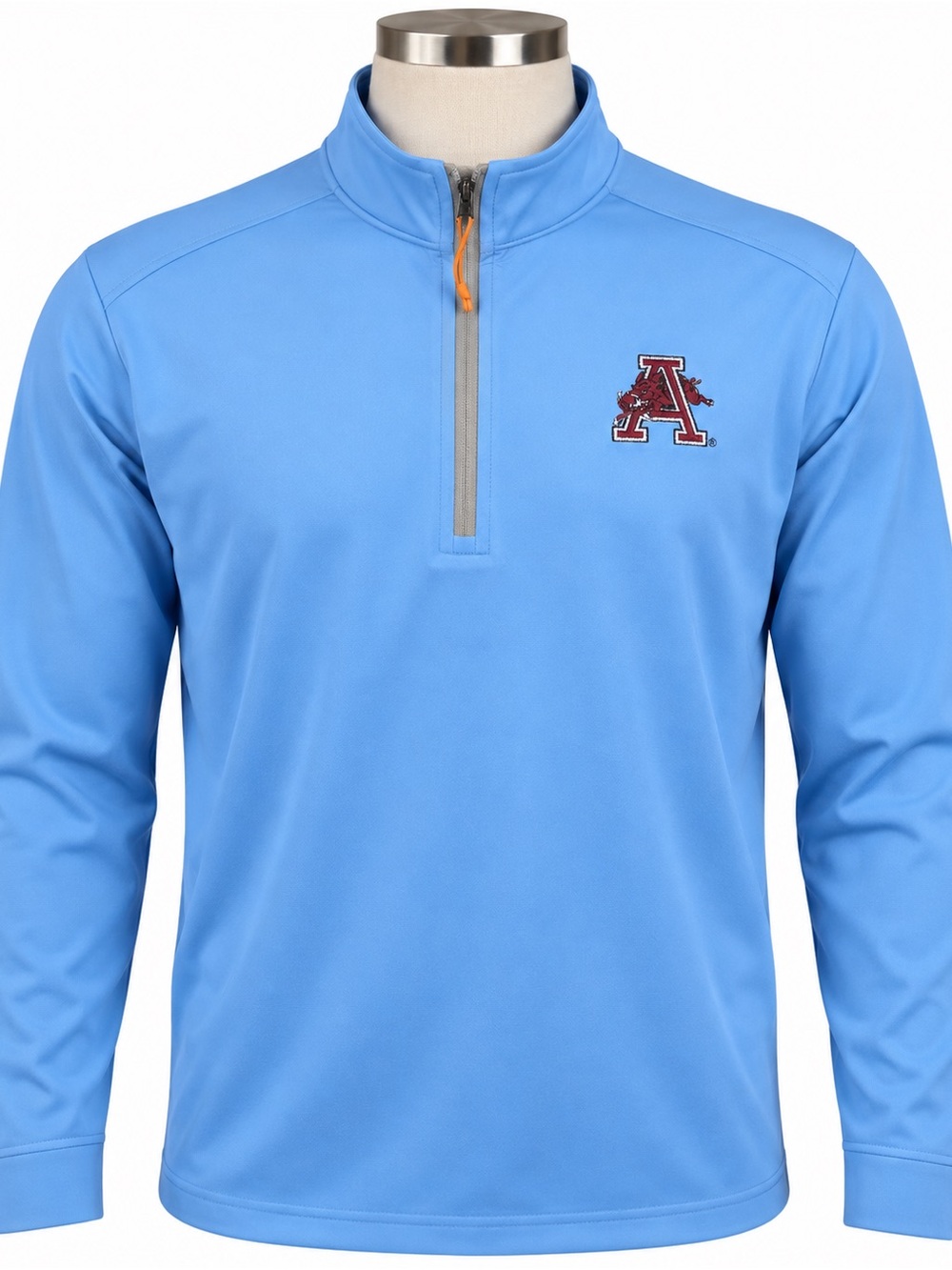 Peter Millar Arkansas Razorbacks Men’s 2XL Blue Quarter Zip Pullover NWT
